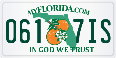 FL license plate 0617IS