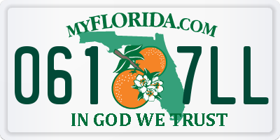 FL license plate 0617LL