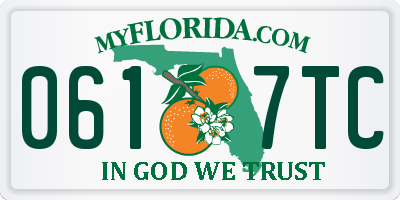 FL license plate 0617TC