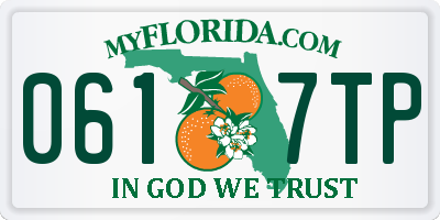 FL license plate 0617TP