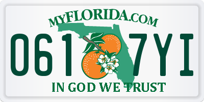FL license plate 0617YI