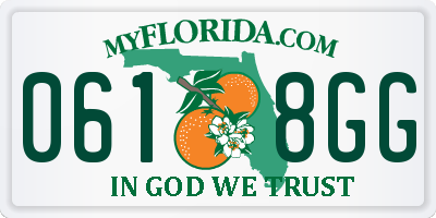 FL license plate 0618GG