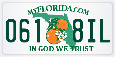 FL license plate 0618IL