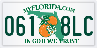 FL license plate 0618LC