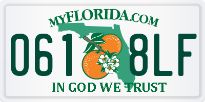 FL license plate 0618LF