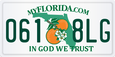 FL license plate 0618LG