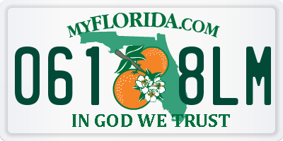 FL license plate 0618LM