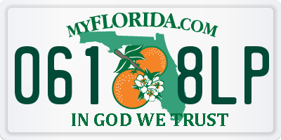 FL license plate 0618LP
