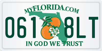 FL license plate 0618LT