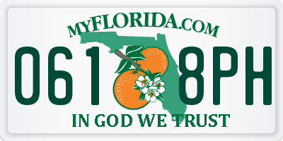 FL license plate 0618PH