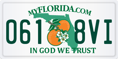 FL license plate 0618VI