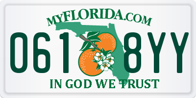 FL license plate 0618YY