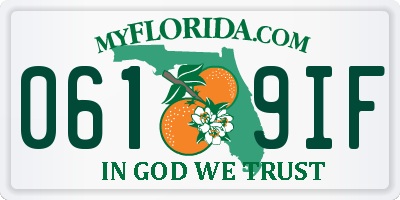FL license plate 0619IF