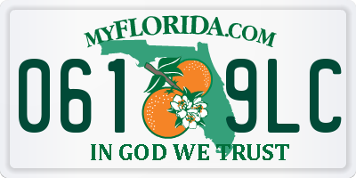 FL license plate 0619LC
