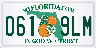 FL license plate 0619LM