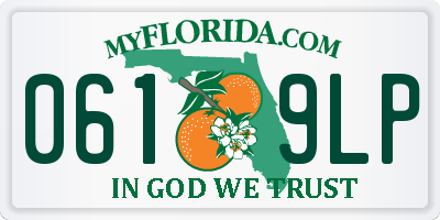 FL license plate 0619LP