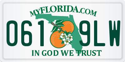 FL license plate 0619LW