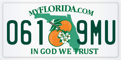 FL license plate 0619MU