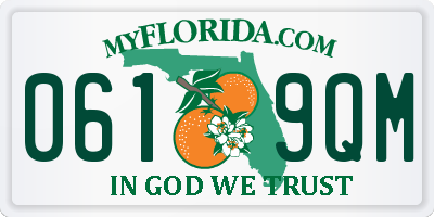 FL license plate 0619QM