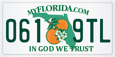FL license plate 0619TL