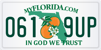 FL license plate 0619UP