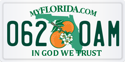 FL license plate 0620AM