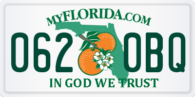 FL license plate 0620BQ