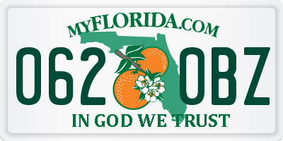 FL license plate 0620BZ