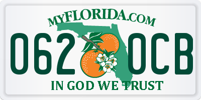FL license plate 0620CB