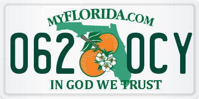 FL license plate 0620CY