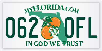 FL license plate 0620FL