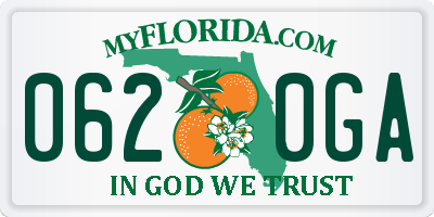 FL license plate 0620GA