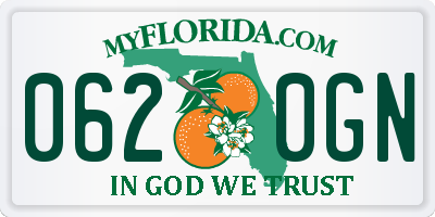 FL license plate 0620GN
