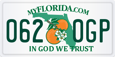 FL license plate 0620GP