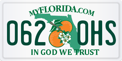 FL license plate 0620HS