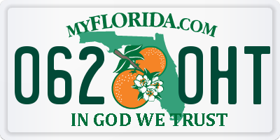 FL license plate 0620HT