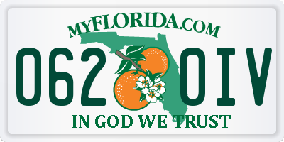 FL license plate 0620IV