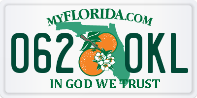 FL license plate 0620KL