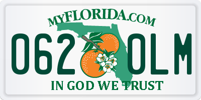 FL license plate 0620LM