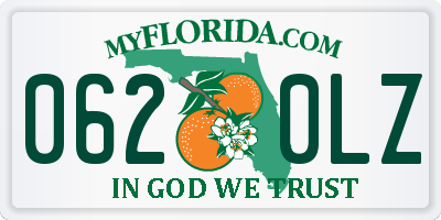 FL license plate 0620LZ