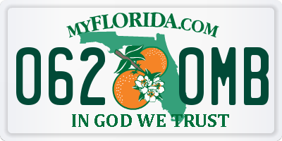 FL license plate 0620MB