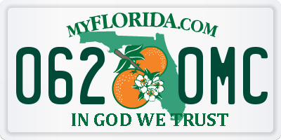 FL license plate 0620MC