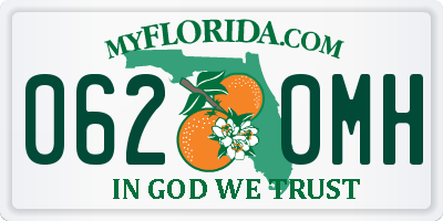 FL license plate 0620MH