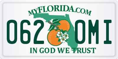 FL license plate 0620MI