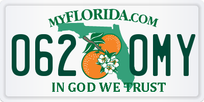 FL license plate 0620MY