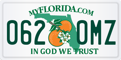 FL license plate 0620MZ