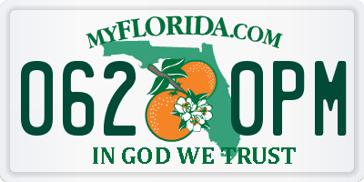 FL license plate 0620PM