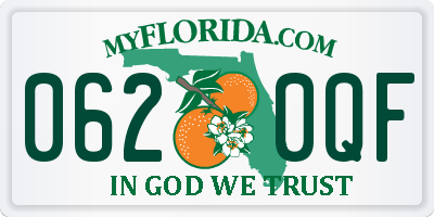 FL license plate 0620QF
