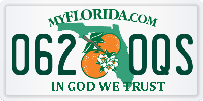 FL license plate 0620QS