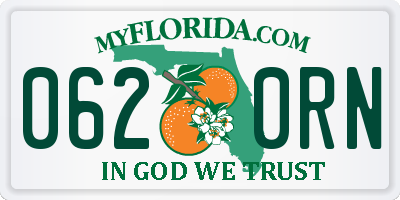 FL license plate 0620RN